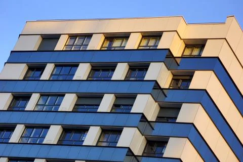 Facade of a building  Stock Photos