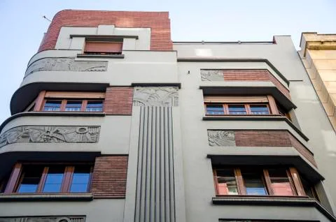 Facade of a building  Stock Photos