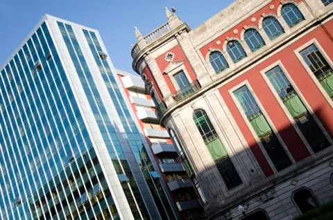 Facade of a building  Stock Photos