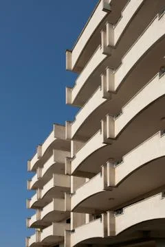 The facade of the building Stock Photos