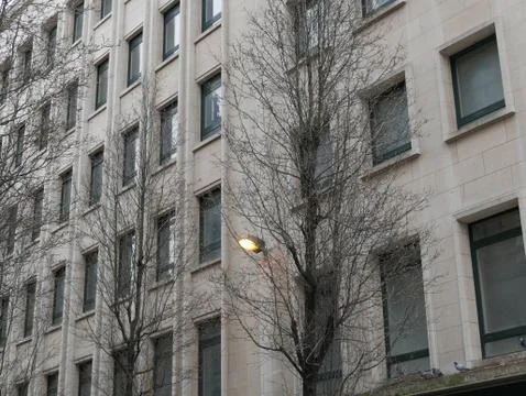 Facade building. Fotos Stock