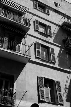 Facade building. Foto stock