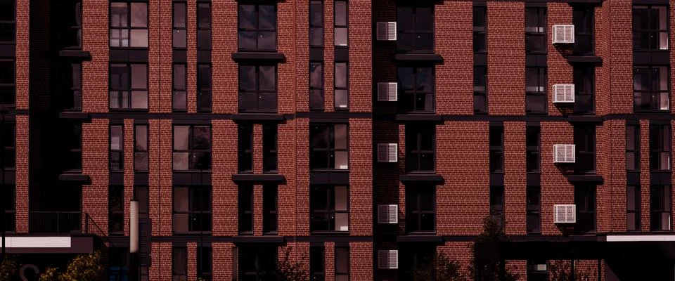 Facade of the building Foto stock