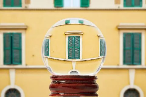 Facade of a building in Rome Stock Photos