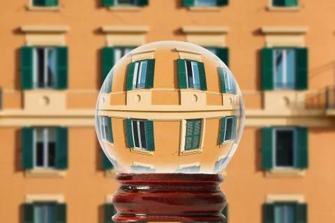Facade of a building in Rome Stock Photos