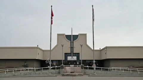 Facade of the Calgary Military Museums Stock Footage 169419106