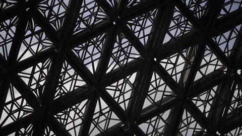 Facade Closeup of the Future of Us Pavilion Stock Footage 246328443