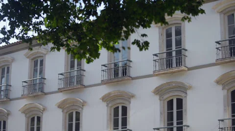 Facade Of A Colonial Building In Rio De Janeiro Stock Footage 35619762