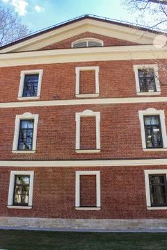 The facade of the commandant of the sea prison. Photos