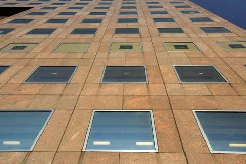 Facade of a commercial building Stock Photos
