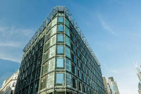 Facade of a commercial building Stock Photos
