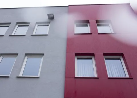 Facade design of a building Foto stock