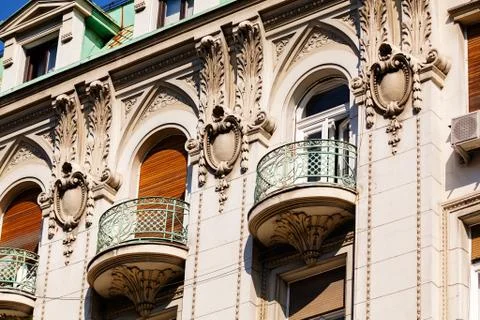 Facade details Stock Photos