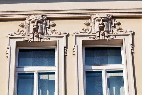 Facade details Foto stock
