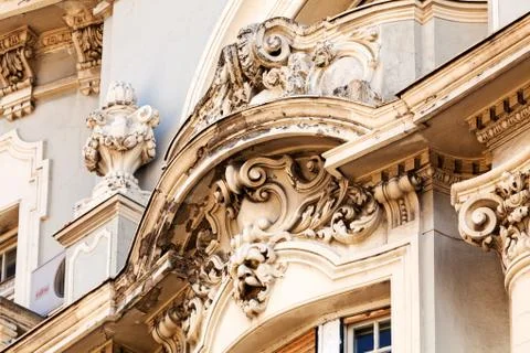 Facade details Stock Photos