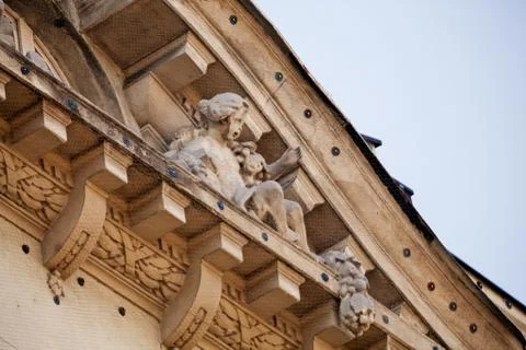 Facade details Stock Photos