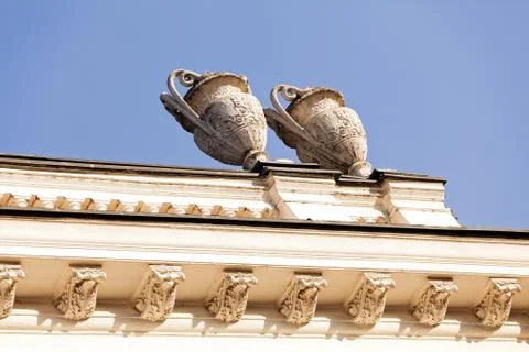 Facade details Stock Photos