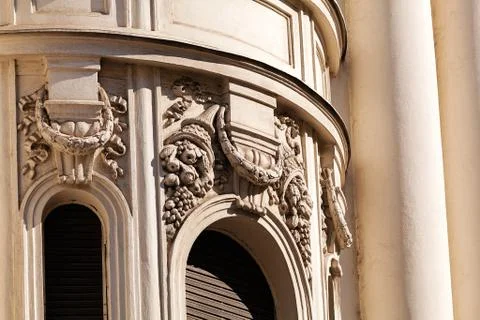 Facade details Stock Photos
