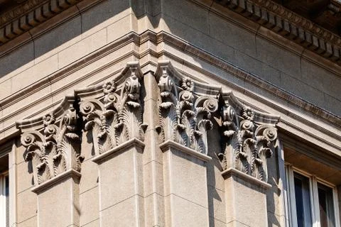 Facade details Stock Photos
