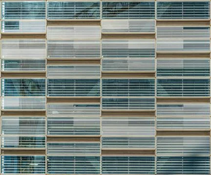 Facade of environmentally friendly extension of Nykredit headquarters at the Kal 库存插图