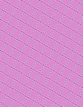 Facade-like geometric repeat outline tile texture in plum shadow, orchid, pale p Stock Illustration