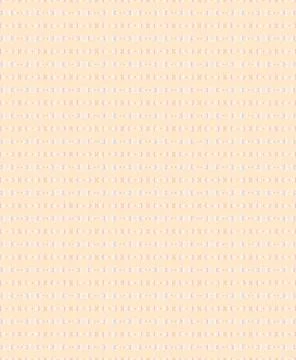 Facade-like geometric repeat outline tile texture in apricot sorbet, creamy.. Stock Illustration