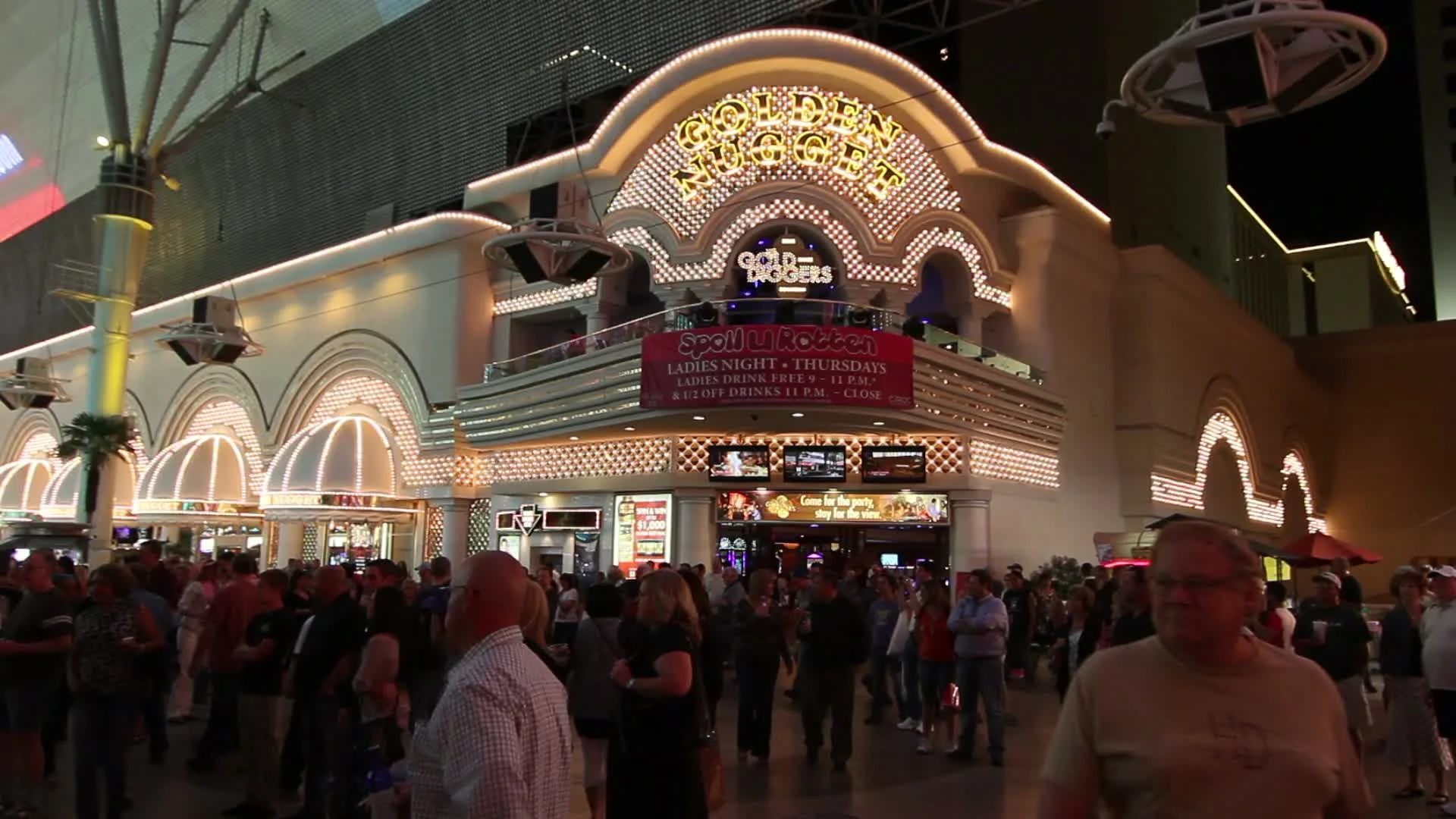 Downtown Las Vegas Arch is Vibrant and Animated AF 