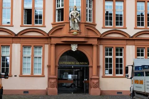Facade of Gutenberg Museum Foto stock