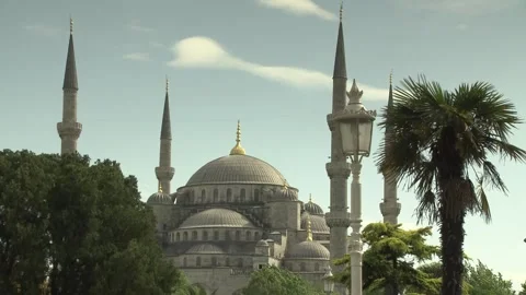 Facade of Hagia Sofia, Istanbul, Turkey Stock-Footage 328112728