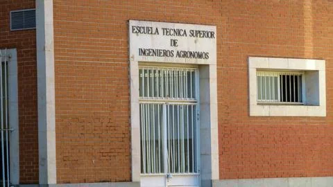 Facade of the Higher Technical School of Agronomic Engineers, 29/07/2026 Foto stock