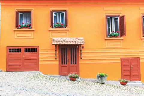 Facade of a historic building Stock Photos