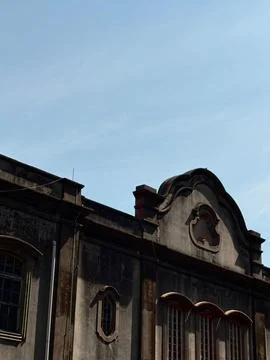 Facade of a Historic Building Fotos de archivo