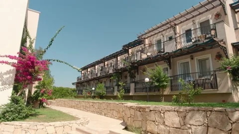 Facade Of The Hotel Resort Stock Footage 157669377