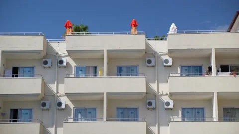 Facade of hotel on resort Stock-Footage 201111331