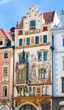 The facade off the house Stock Photos