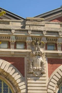 Facade of immigrant building Stock Photos