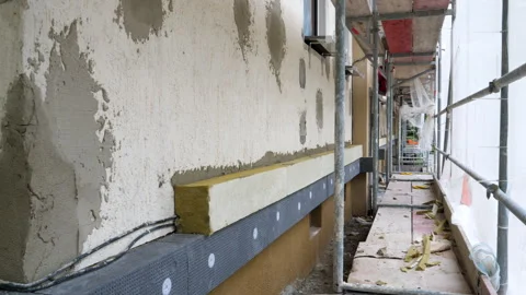 Facade insulation Stock Footage 241939958