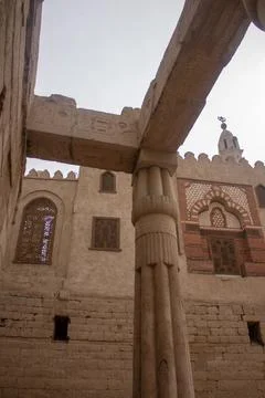 Facade of islamic mosque Stock Photos