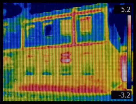 Facade Leaking Infrared Stock Photos