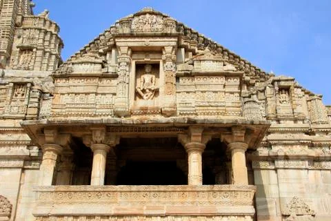 Facade of Meera Temple Stock Photos