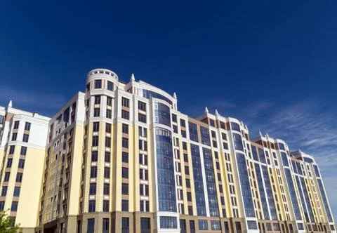 Facade of a megalopolis building 写真素材