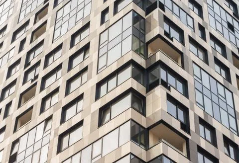 The facade of modern building Stock Photos