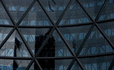 Facade of modern building. Stock Photos