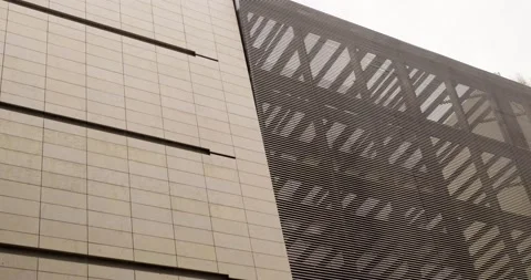 Facade of modern unrecognizable building. Stock-Footage 154003290