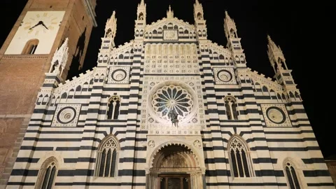 Facade Monza dome Stock Footage 167550452