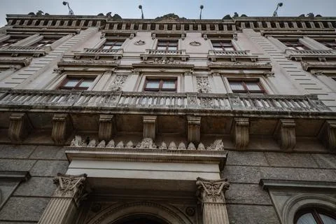 Facade of the Museu da Repblica (Palcio do Catete) in Rio de Janerio, Brazil Stock Photos