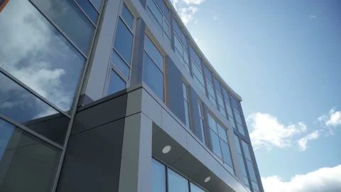 Facade of an office building Stock Footage 91331174