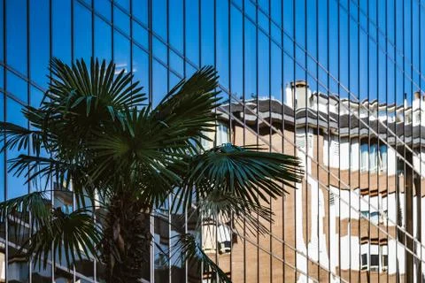 Facade of an office building Stock Photos