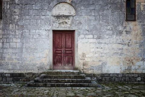 The facade of the old building Stock Photos