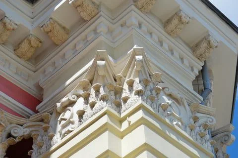 Facade of an old building Foto stock